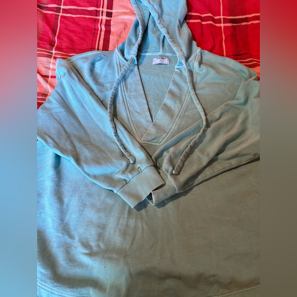 Old Navy  V-Neck Light Blue Sweater